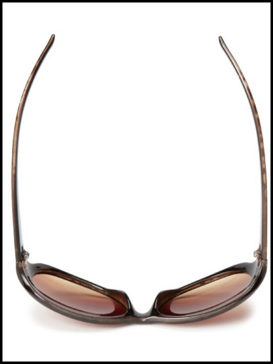 Nine West Women\'s Oval Sunglasses with Brown Gradient Lenses